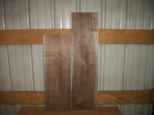 2 PC WALNUT LUMBER WOOD KILN DRIED BOARDS LOT 260S