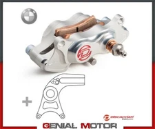 Rear Brake Caliper Kit DISCACCIATI 4 Pst Ø22 + Suppor spacer BMW S1000 RR Silver