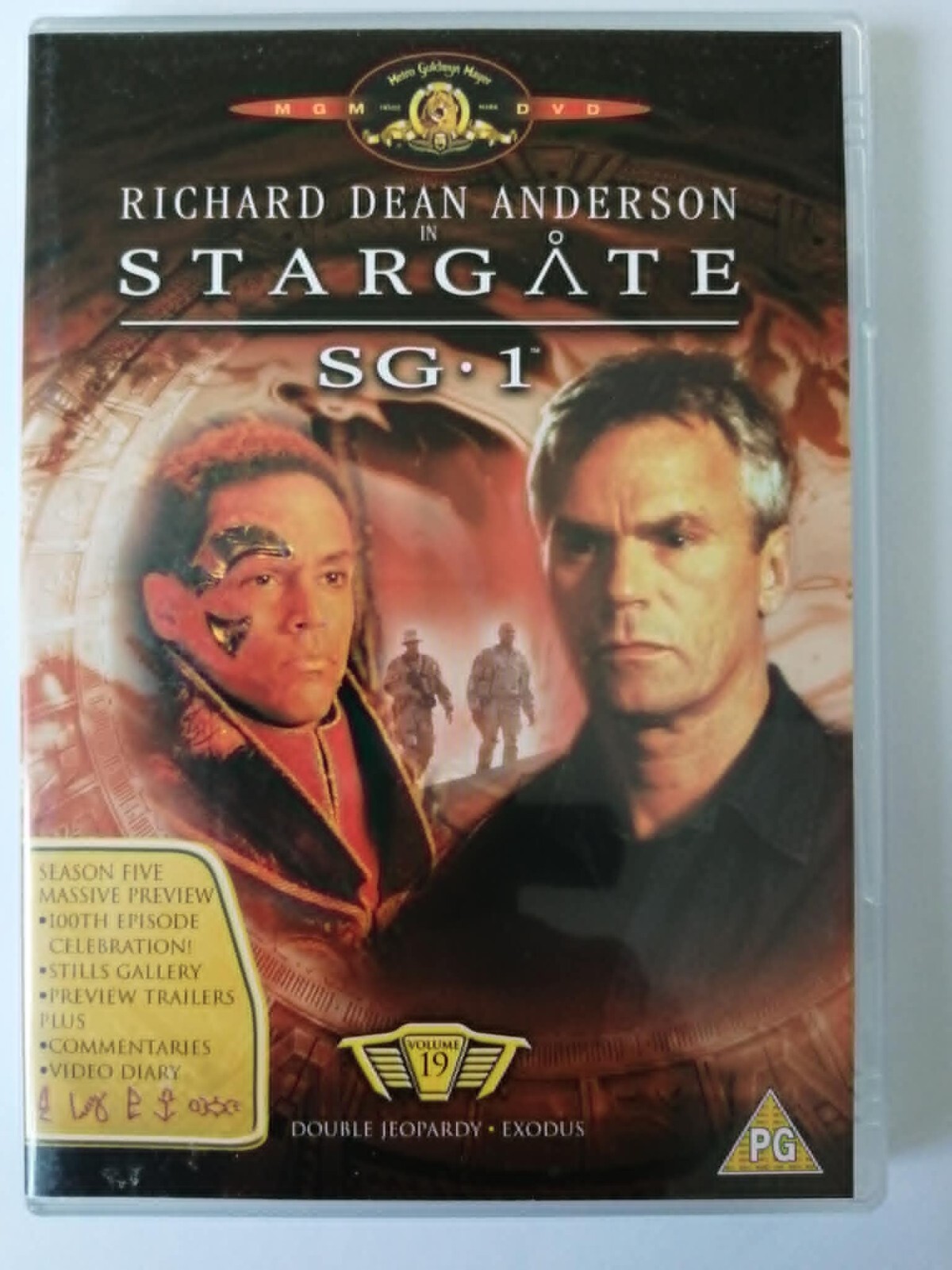 DVD Stargate SG-1 Vol 19 Season 4 Ep 21-22. Richard Dean Anderson.Amanda Tapping