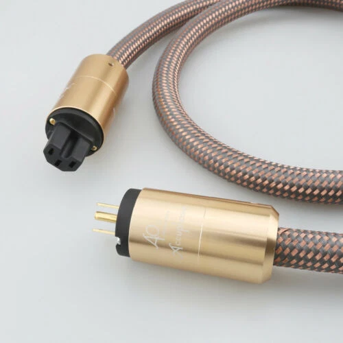 Schuko Power Cable Audio US Standard Power Plug HIFI AC Power Cord Interconnects - Image 3 of 4