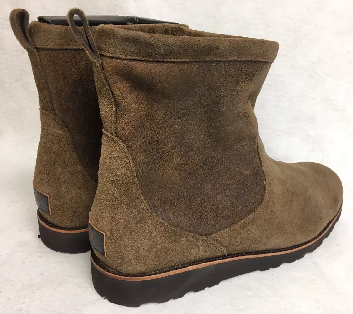 UGG Australia HENDREN TL BOMBER Jacket CHESTNUT WATERPROOF SUEDE SHEEPSKIN BOOTS