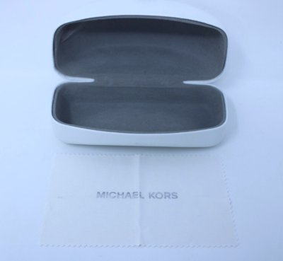 MICHAEL KORS Cream Textured New York Sunglasses Glasses Hard  display picture 1