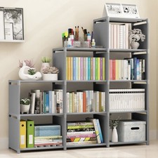 9 Cube Modern Book Shelves Storage Shelf Bookcase Display Unit Stand Organizer