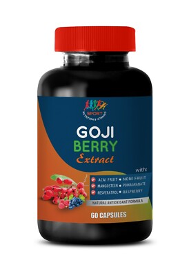 digestive aid pills - GOJI BERRY EXTRACT 300mg - Natural 1 Bottle 60 Capsules