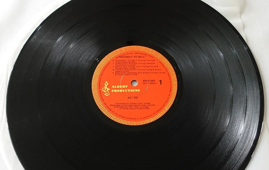 AC/DC Highway To Hell Vinyl LP Record New Zealand N.Z. 1979 Pressing EX- OOP - Image 3 of 4