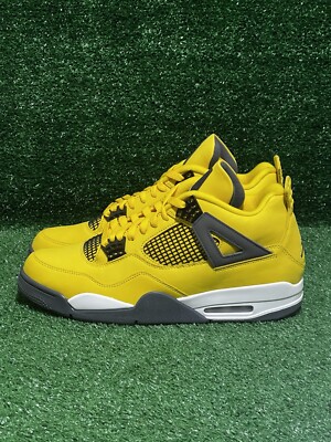 Nike Air Jordan Retro Lightning Yellow Grey White CT8527-700 Men’s Size  12