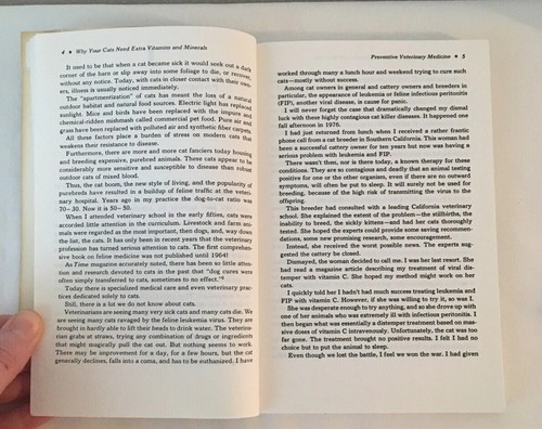 The Very Healthy Cat Book by Martin Zucker and Wendell O. Belfield PAPERBACK - Picture 8 of 8