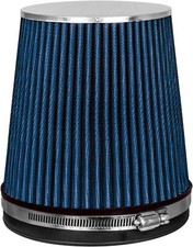 BLUE 6" 152 mm Inlet Short Truck Cold Air Intake Cone Replacement Performance