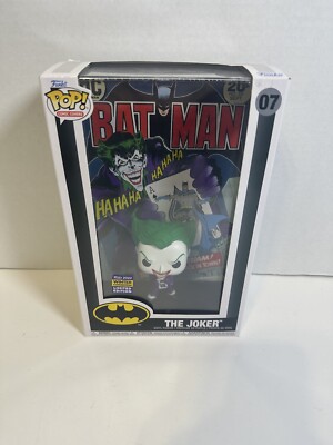 Funko Pop The Joker 07 Comic Cover Winter Convention 2022 Limited Edition Batman
