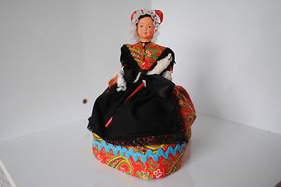 Poupée Folklorique Indochine Petitcollin - 29cm - Tête Celluloïd - Années 1950