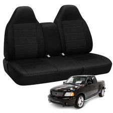 Truck Seat Covers For 1997-2000 Ford F-150 Black Truck Seat Covers For 1997-2000 Ford F-150 Black