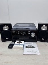 Jensen JTA-475 Leo AM/FM CD Turntable Cassette Tested W/ New Bluetooth Adapter