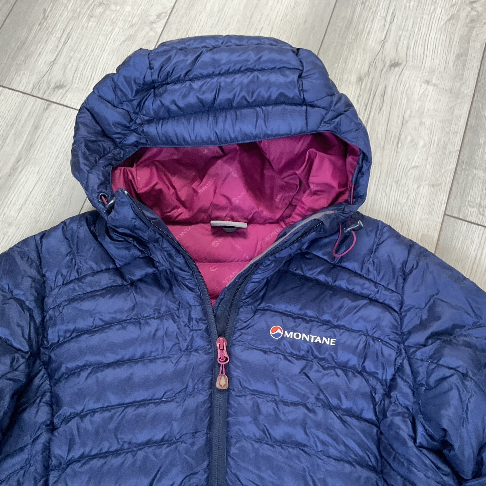 Montane Women’s Blue Hooded Jacket UK 12 - Duck Down, Great Condition image 2