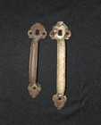 2 Vintage Rustic Barn Gate Shed Door Handled Pulls  7.25" & 8.5" — photo 1