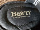 Born Lake Braided Leather Size 9M  Thong Sandals Ankle Loop Black — photo 5