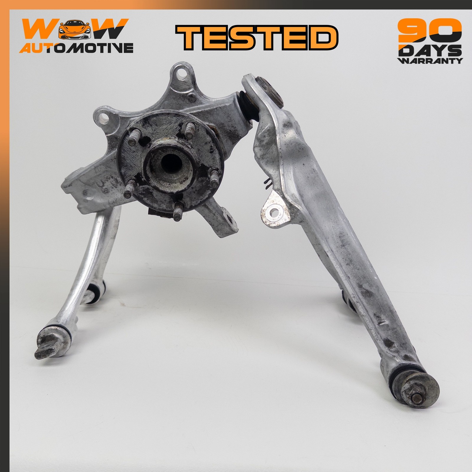 04-13 CHEVROLET CORVETTE C6 XLR FRONT LEFT STEERING KNUCKLE CONTROL ARM SET OEM