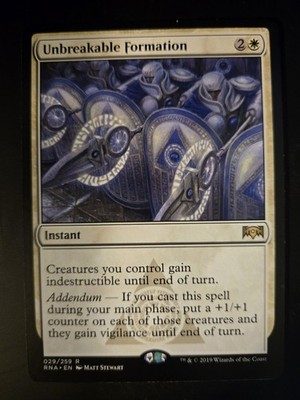 Unbreakable Formation NM Ravnica Allegiance MTG FREE SHIPPING