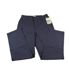 NWT Lee At The Waist Relaxed Fit Straight Leg Pants Womens 14 Medium Navy