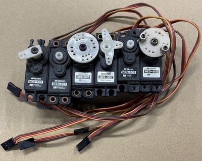 Lot of 7 JR NES-507 used servos TESTED GOOD
