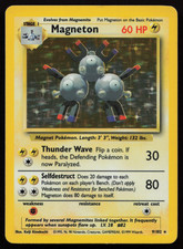 LP! Pokémon TCG Magneton Base Set 9/102 Holo Rare WOTC on eBay
