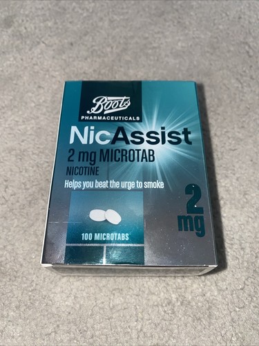 BOOTS NicAssist Lutschtabletten 2 mg (100er Pack) - Ablaufdatum 01/2027