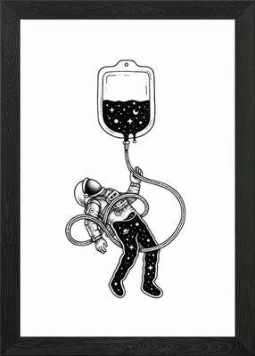 #ad I need Space Framed Wall Art Poster Canvas Print Picture GBP 34.95