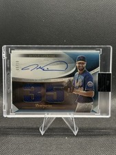 Jacob deGrom 2021 Luminaries Masters of Mound Jersey Autograph Card MOMARJD 9/10
