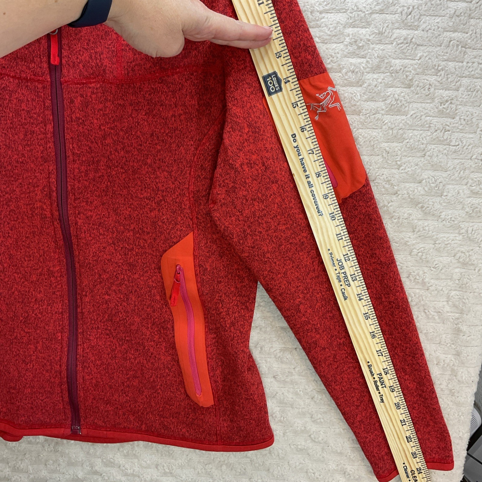 Arc'teryx Polartec Fleece Full Zip Jacket Women's XL Red Arcteryx thumbnail 16