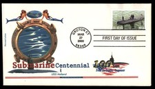Mayfairstamps US FDC 2000 Connecticut submarine centennial USS Holland First Day