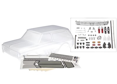 Traxxas 1/10 TRX-4 Sport Traxx * TRX-4 1969 Chevy Blazer Body, Clear * 9112