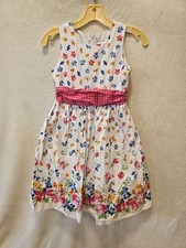 Girls Special Occasion Dress JAYNE COPELAND Multi Color Floral Size 12 Pre-owned