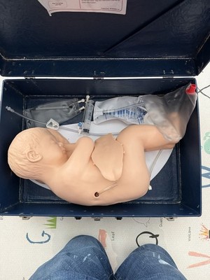 Nasco Lumbar Puncture Infant trainer. Unused Tissue Pad. Great Condition