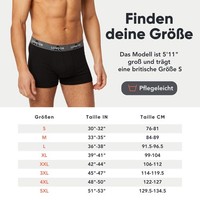 Herren-Boxershorts 4Er-Pack FM London, Elastischer Bund, UnterwäSche, GrößE M