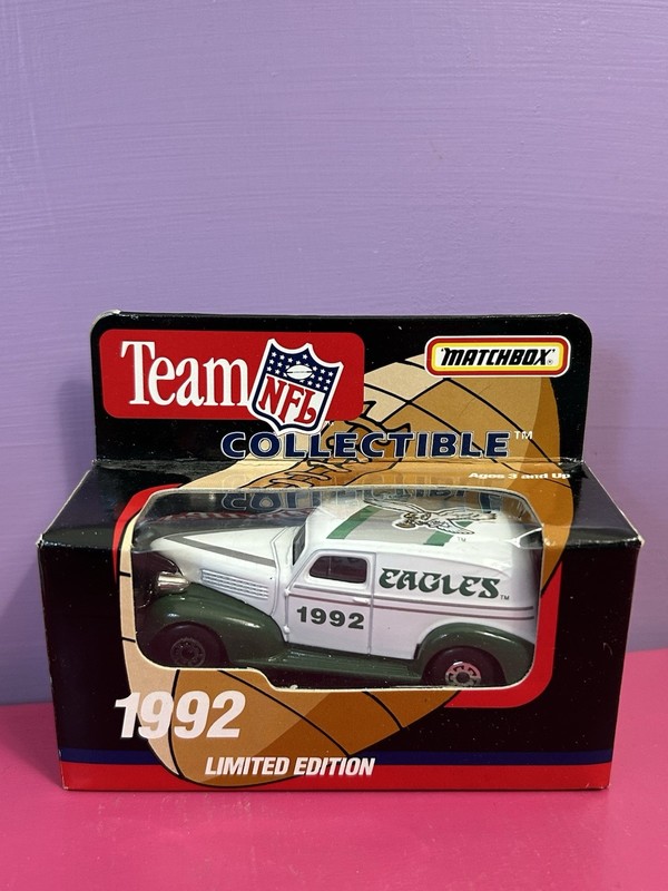 Vintage NFL Eagles Matchbox Collectible 1992 Limited Edition