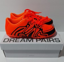 DREAM PAIRS Boys Girls Indoor Turf Soccer Cleats Lace Up Shoes Little Big Kid