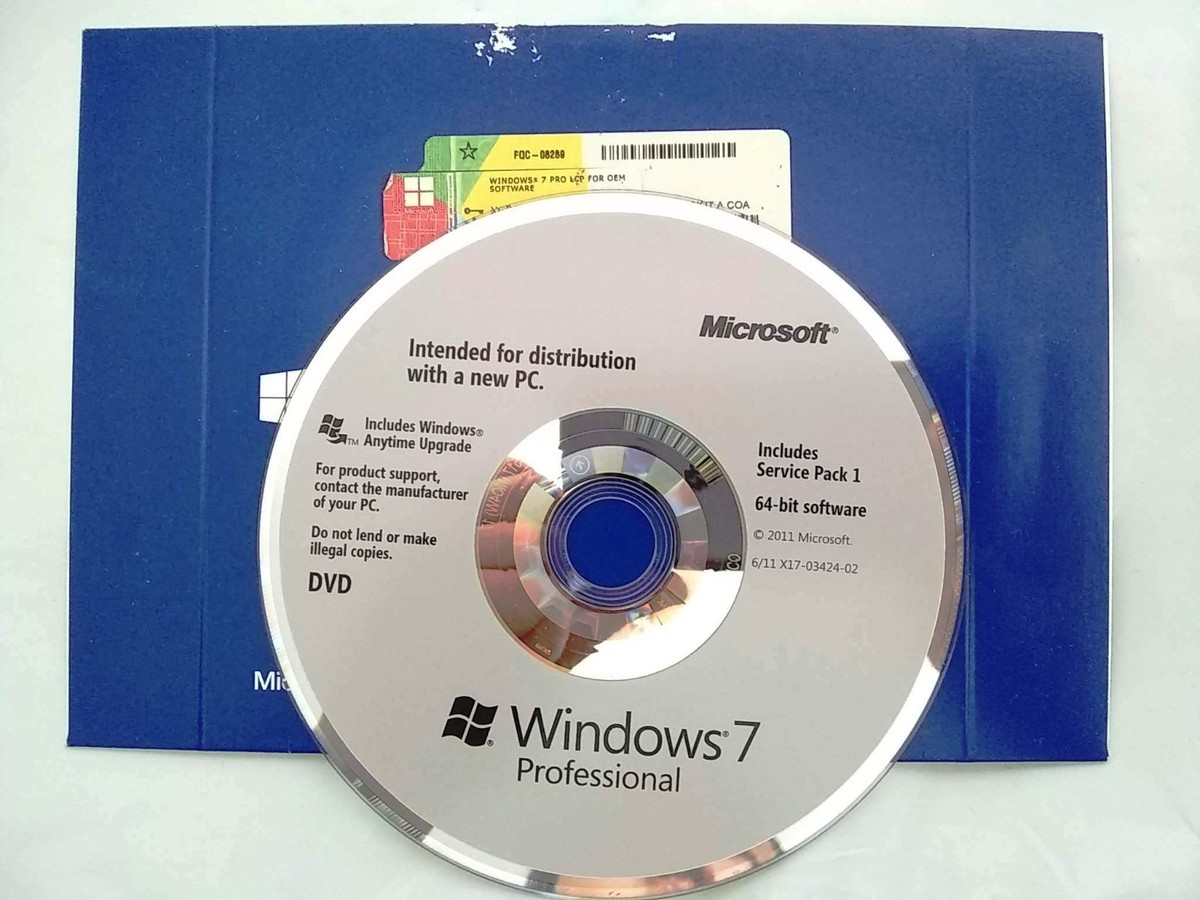 Microsoft - 正規●Windows 7 professional 32or64bit●製品版 Microsoft Windows 7 Professional 32/64 Bit Full Version for
