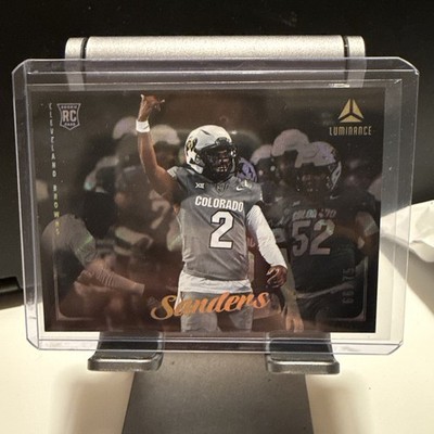 2025 Panini Luminance - Rookies Shedeur Sanders #176 Black /75 (MEM, RC)