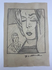 Roy Lichtenstein COA Art Painting Original Drawing Vintage Paper Signed