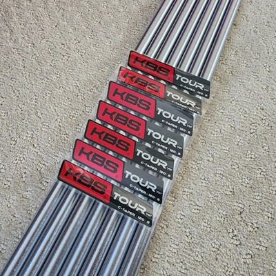 KBS $ Taper HT Black 120S - Set De 7 Tiges De Fer (4-PW) .355" - Neuf