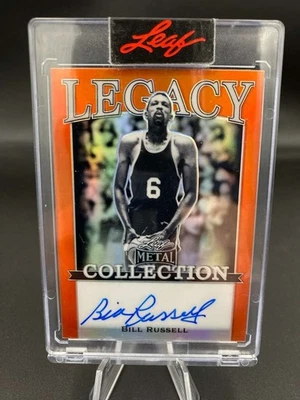 Bill Russell Autographed Basketball Trading Cards for sale | eBay