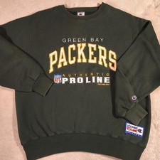 Vintage Green Bay Packers Sweatshirt Mens L 90S NFL Football Champion Sweater