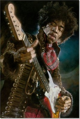 Gadget - Sebastian Kruger: Jimi Hendrix (Poster) -D- Erik
