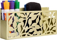 Magnetic Dry Erase Marker Holder Brass Metal for Whiteboard,Dry Erase Markers