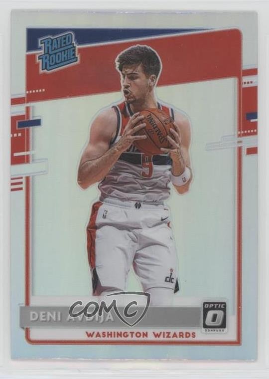 2020-21 Panini Donruss Optic Rated Holo Prizm Deni Avdija #159 Rookie RC 01x5