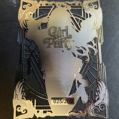 #ad Goddess Story Gold METAL Card Random Serial Number # 200 Power Bikini Anime $13.49