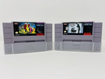 Addams Family Values & Pugsley's Scavenger Hunt SNES Video Games Cartridge Only