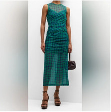 Abito Simon Miller maglia midi senza maniche verde taglia M