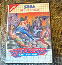 SEGA Streets of Rage (1993) Sega Master System Boxed Game with Manual