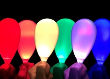 Pack of 2 Light Shakers LED Light Up Maracas - Choose From Multiple Modes: So...