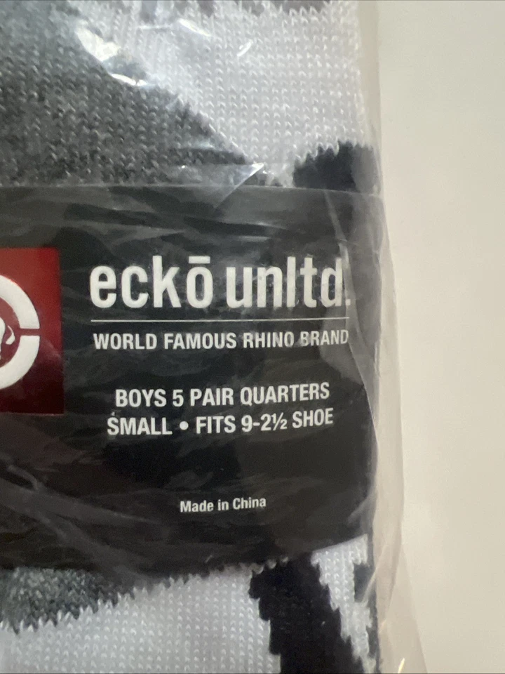Ecko Unltd. Paquete de calcetines de cuarto para niños. 15 pares en total. ¡Nuevo!! Foto 2 de 3